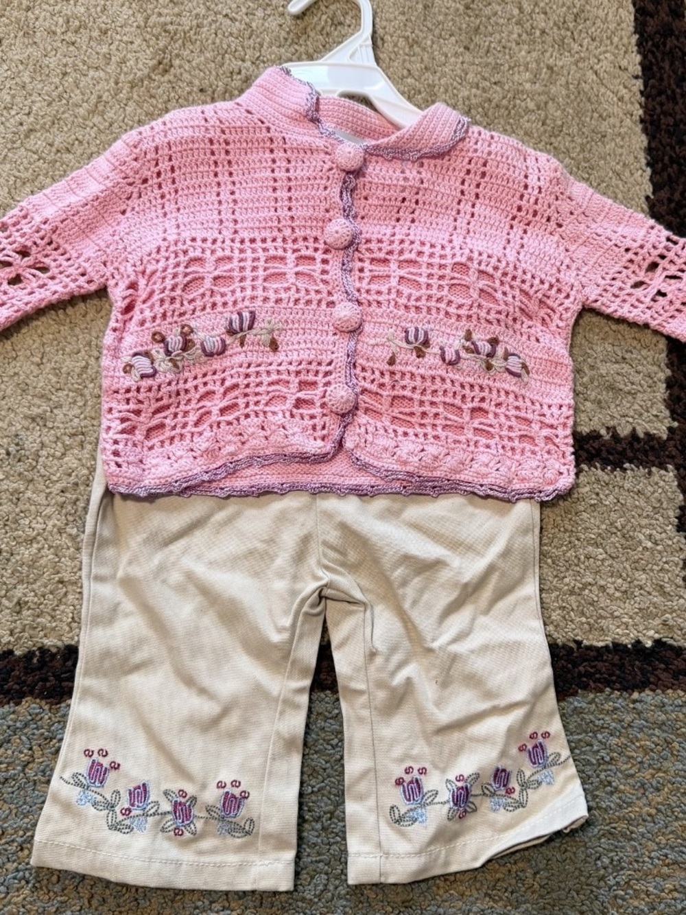 Pink & Cream Matching Set